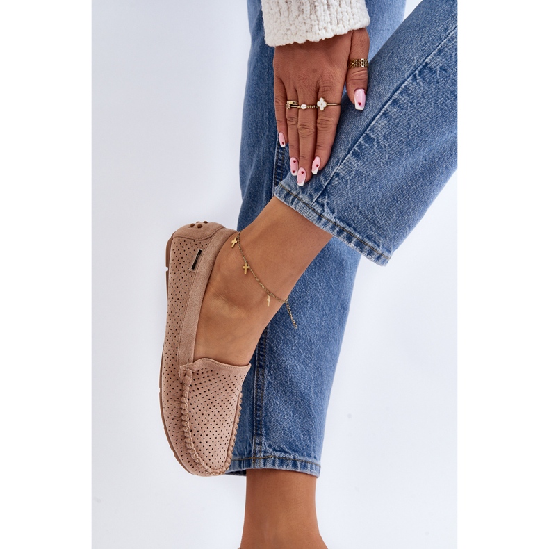 Mocasini Ajurat Dama Bej Rasirna 1