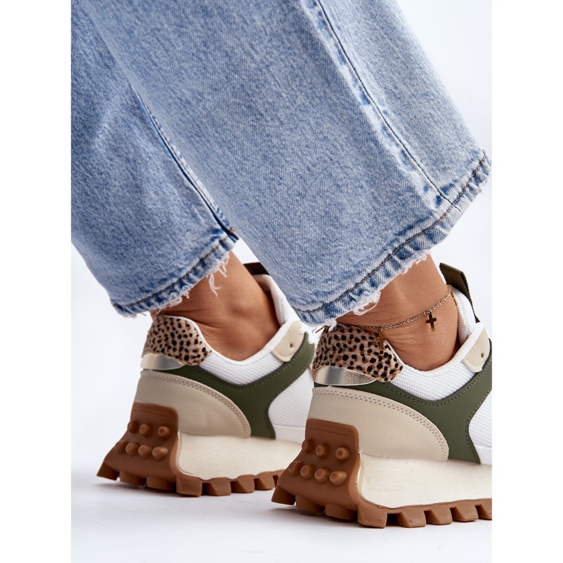 Pantofi de dama Pantofi sport Bej-Verde Ralita 2