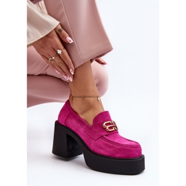 Zazoo 20170 Pantofi de damă din piele intoarsa cu toc inalt, fucsia roz 2 Zazoo 20170 Pantofi de damă din piele intoarsa cu toc inalt, fucsia roz 2