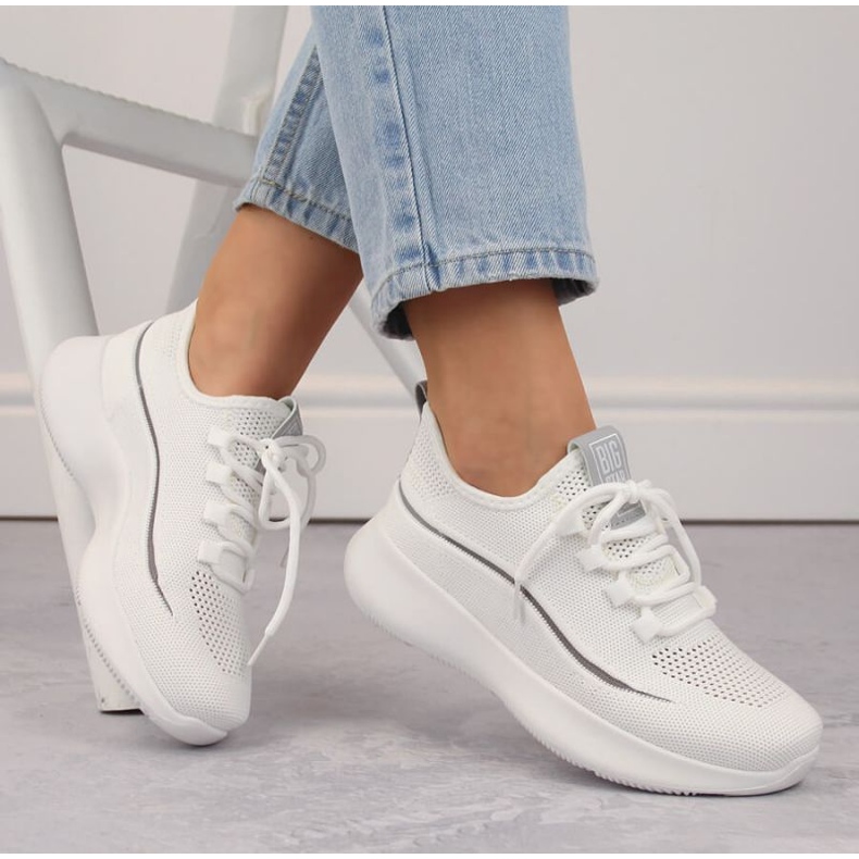 Big Star W INT1961A pantofi sport ajurati, alb 1