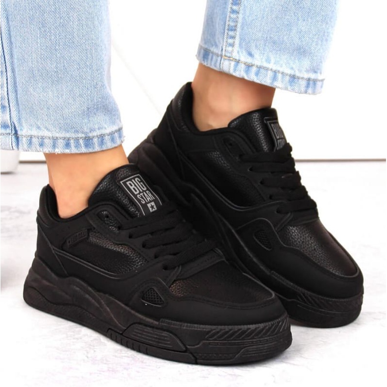 Pantofi sport Big Star W INT1962A, negri negru 2