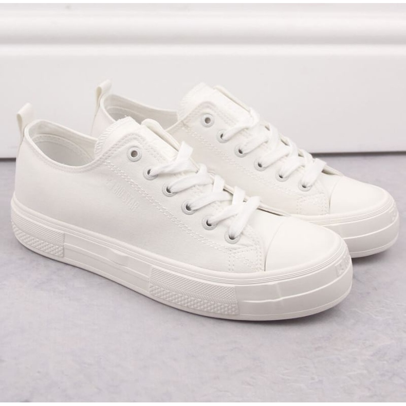 Adidași cu platformă Big Star W INT1963A, albi 2