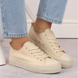 Adidași cu platformă Big Star W INT1963B, bej 2
