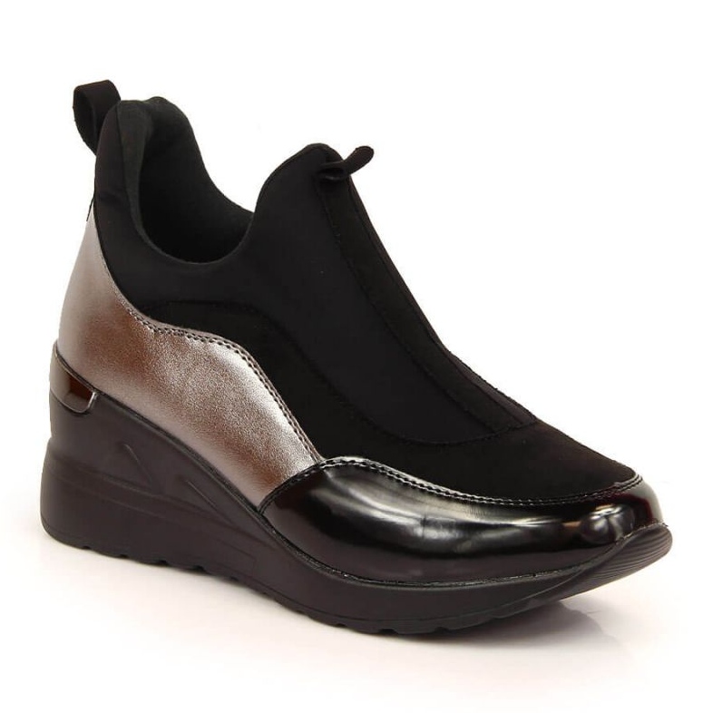 Pantofi cu pană eVento W EVE360 negru 2