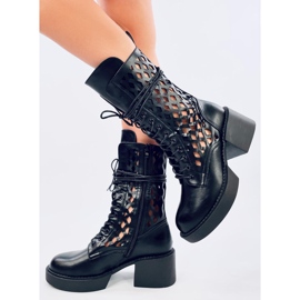 Botine ajurate Vines Nero negru 3
