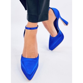 Pompe cu platformă Carlie Navy albastru 1