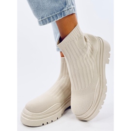 Șosete glezne înalte Silva Beige bej 2