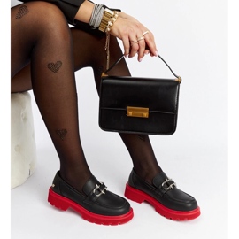 Mocasini din piele neagră Goe LL2N4040 negru 1 Mocasini din piele neagră Goe LL2N4040 negru 1