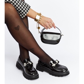 Mocasini negri din piele lacuita Goe NN2N4200 negru 2 Mocasini negri din piele lacuita Goe NN2N4200 negru 2