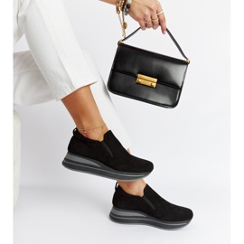 Tenisi negri cu platformă Cliffside negru 2