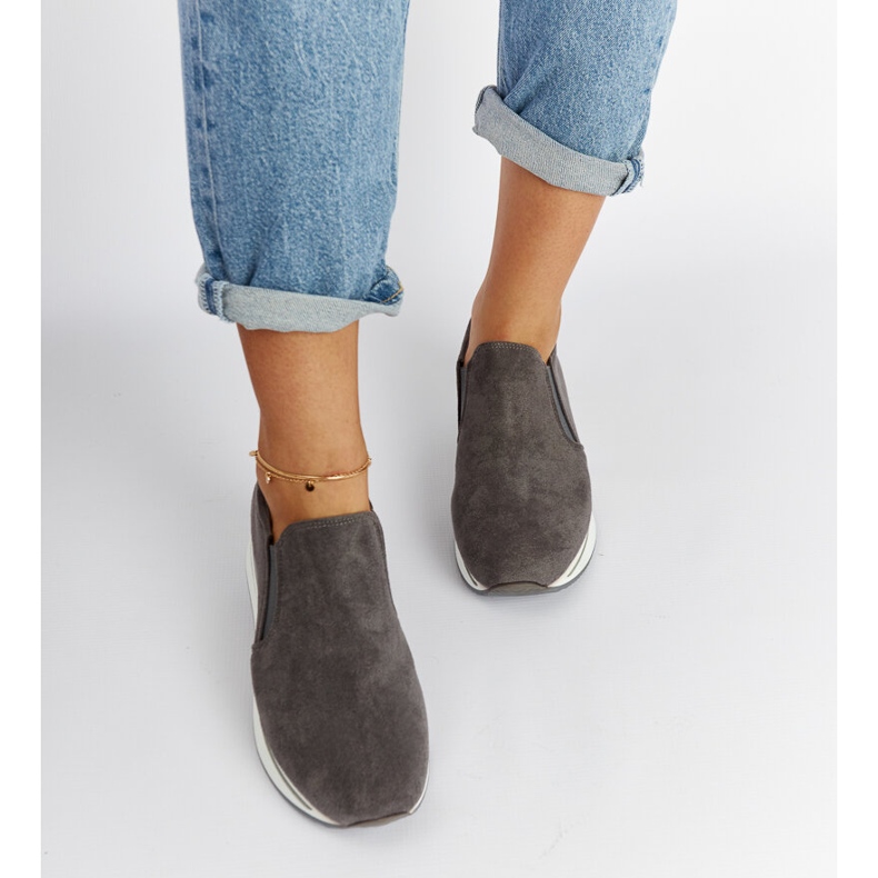 Tenisi gri cu platformă Cliffside 2