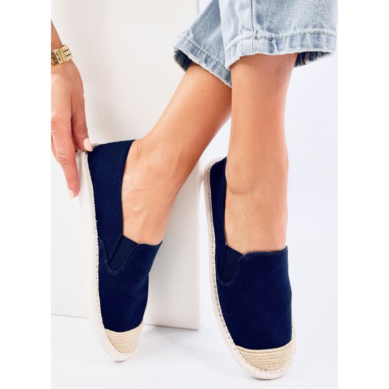 Espadrile dama Alba Navy albastru 2
