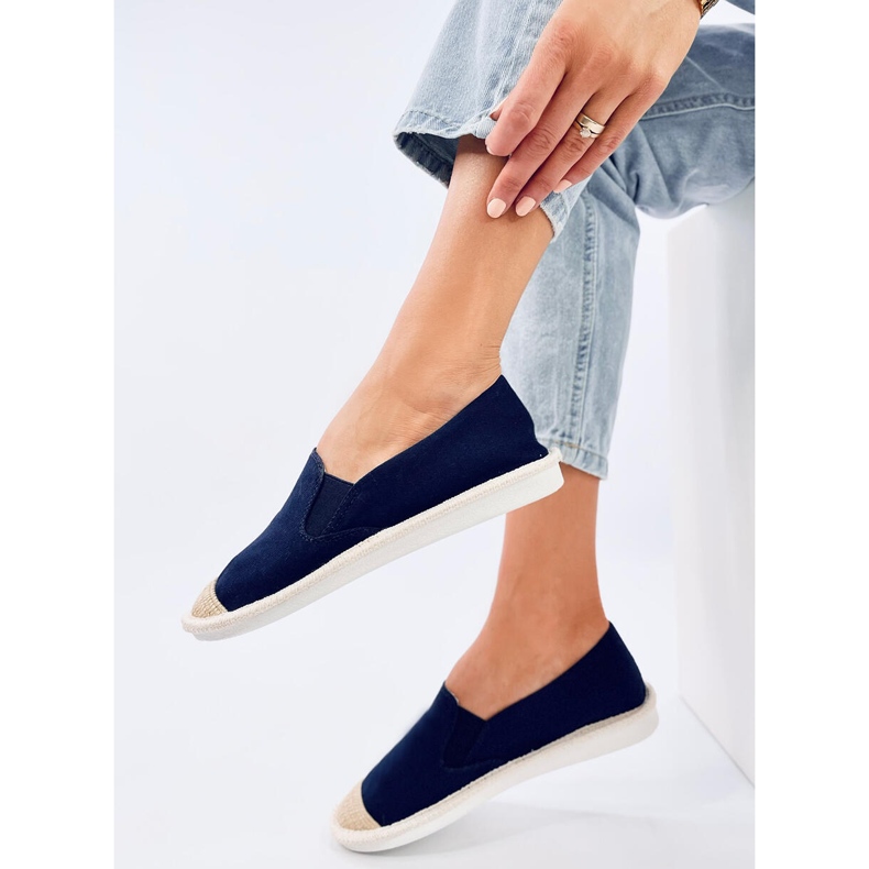 Espadrile dama Alba Navy albastru 1