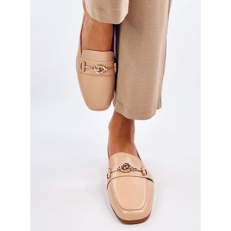 Mocasini de dama Tansy Khaki bej 1 Mocasini de dama Tansy Khaki bej 1