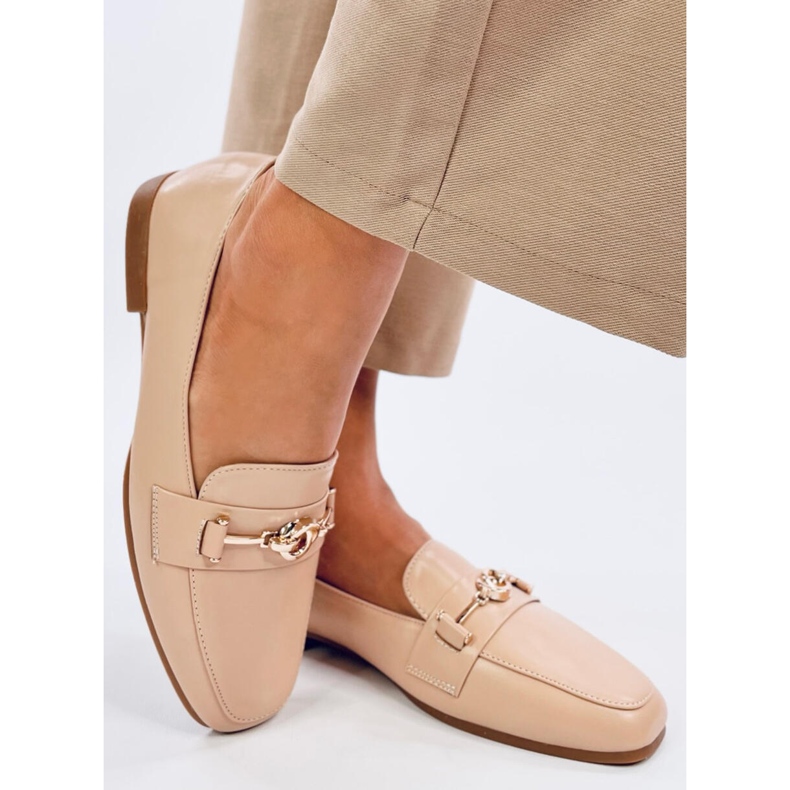 Mocasini de dama Tansy Khaki bej 2 Mocasini de dama Tansy Khaki bej 2