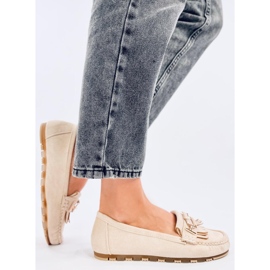 Mocasini de dama Leif Beige bej 2