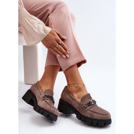 Vinceza Mocasini bej Eriella bej cu tocuri masive 1