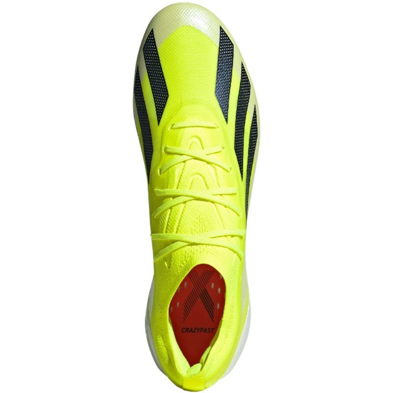 Pantofi de fotbal adidas X Crazyfast Elite Fg M IE2376 verde 1 Pantofi de fotbal adidas X Crazyfast Elite Fg M IE2376 verde 1