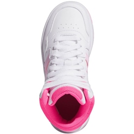 Pantofi Adidas Hoops Mid IF2722 alb 1