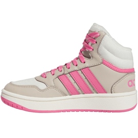 Pantofi Adidas Hoops Mid 3.0 K IF7739 alb 1