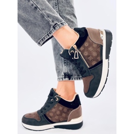 Tenisi Telts Black cu pană negru 2 Tenisi Telts Black cu pană negru 2