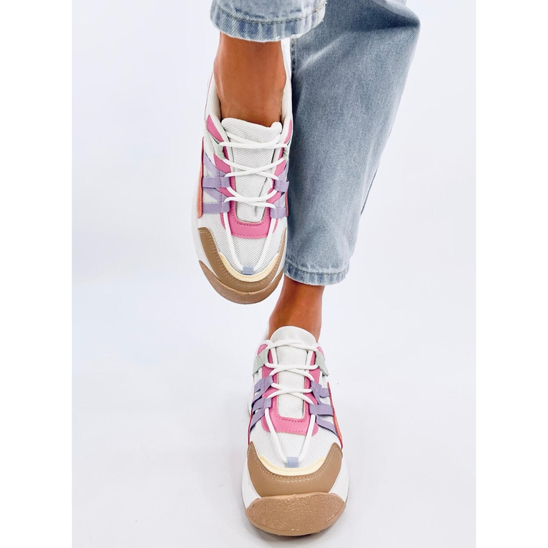 Tenisi dama Vince Color Mix alb 1 Tenisi dama Vince Color Mix alb 1