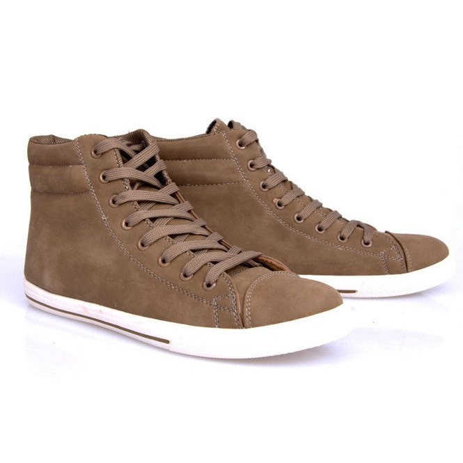 Stil 738 Camel High Sneakers maro 2