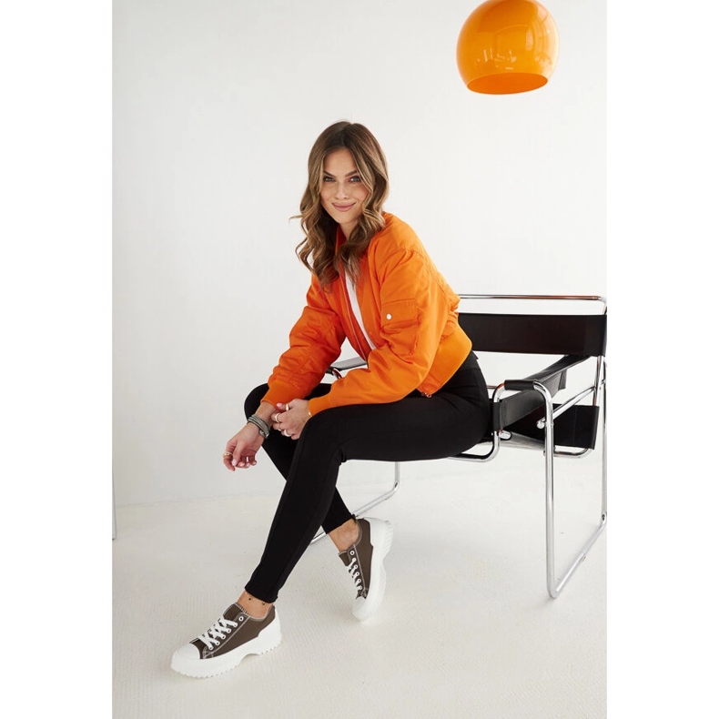 Tenisi verzi cu platformă Monteleone verde 1