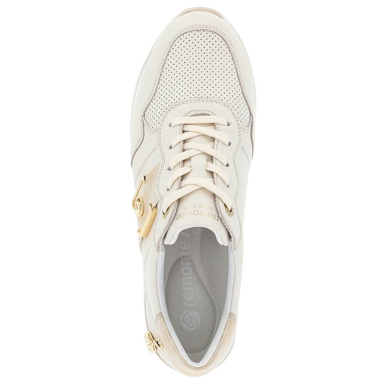 Pantofi sport din piele, adidasi dama, bej Remonte D1322-60 1 Pantofi sport din piele, adidasi dama, bej Remonte D1322-60 1