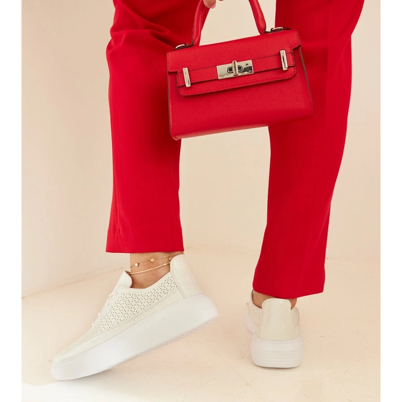 Tenisi Lori cu platformă argintie 1