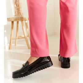 Mocasini de culoare neagră Prussia negru 1