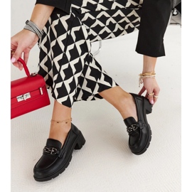 Mocasini negri din piele ecologica de la Lyyli negru 2 Mocasini negri din piele ecologica de la Lyyli negru 2