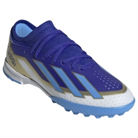 Pantofi Adidas X Crazyfast League Messi Jr Tf ID0716 albastru 2