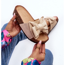Flip-flops de damă pe platformă din plută cu fundă, bej Tarena 1 Flip-flops de damă pe platformă din plută cu fundă, bej Tarena 1