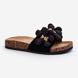 Flip-flops Dama Cu Decoratiuni Bunlia Neagra negru 1
