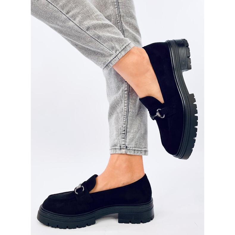 Mocasini dama Lear Black negru 2