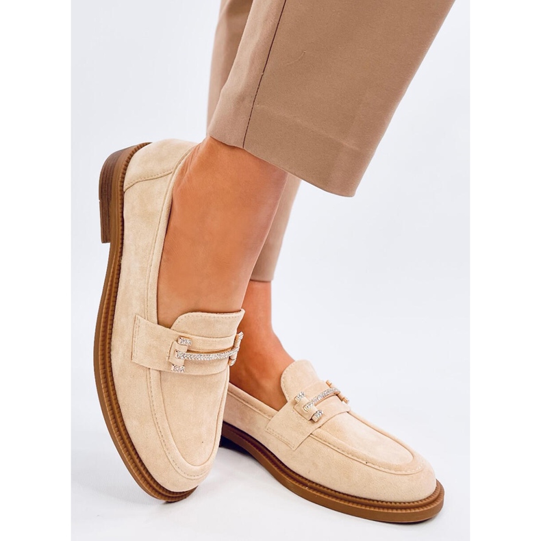 Mocasini de dama Ferdis Beige bej 2