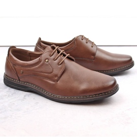 News Pantofi maro eleganti pentru barbati Unisoft Men's Collection 4092 1