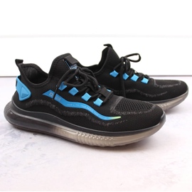 Pantofi sport negri cu slip-on pentru bărbați Big Star NN174450 negru 1 Pantofi sport negri cu slip-on pentru bărbați Big Star NN174450 negru 1