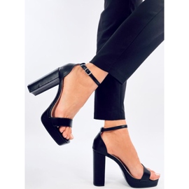 Sandale cu platformă Tayga Black negru 1