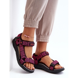 Sandale de damă Lee Cooper LCW-24-34-2608 fucsia roz 2