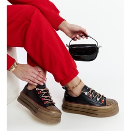 Tenisi negri pe platforma GOE NN2N4053 negru 1 Tenisi negri pe platforma GOE NN2N4053 negru 1