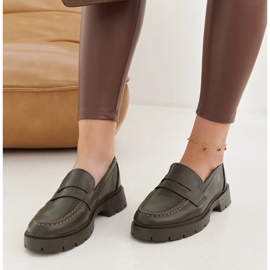 Mocasini Maybritt verzi verde 1