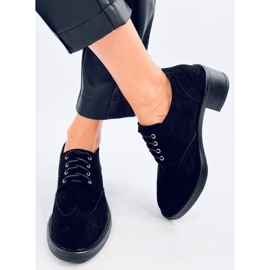 Mocasini cu toc inalt Vedra Black negru 1