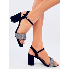 Sandale pe tocuri înalte Dash Black negru 1