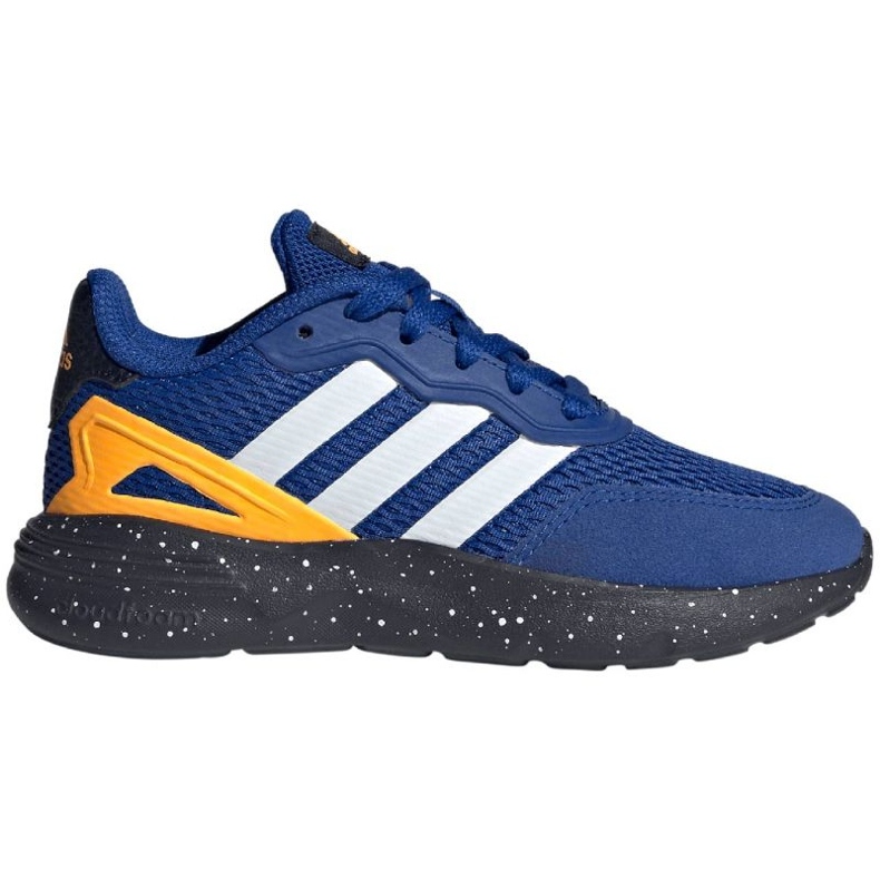 Pantofi Adidas Nebzed Lifestyle Lace Running Jr ID2456 albastru 1