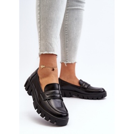 Vinceza Mocasini Dama Piele Eco Neagra Seravisa negru 2