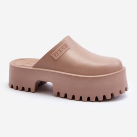Flip-flops de damă On A Massive Sole Big Star NN274016 Bej 4