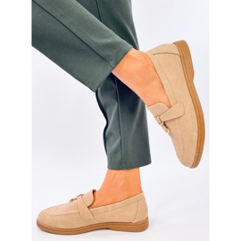 Mocasini de dama Antonisa Khaki bej 1