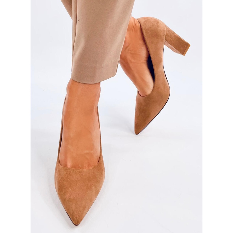 Pompe stiletto Verizon Khaki bej 1